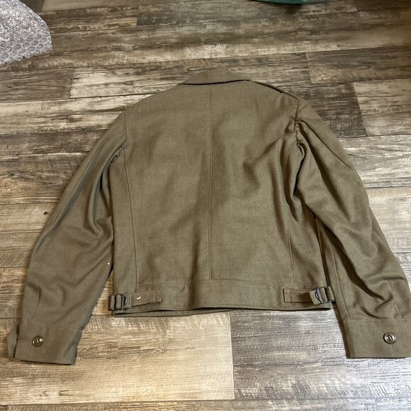 ORIGINAL WWII US ARMY OFFICER M1944 CLASS A IKE JACKET- Mint Size 36 L - Picture 10 of 16